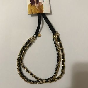 Katy Perry Prism Faux Leather Chain Headwrap
